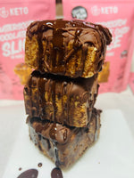 Load image into Gallery viewer, BUTTERSCOTCH CHOCOLATE CHIP SLICE 325g  - NO BAKE OR BAKE (5 X Mug Mix VALUE PACK!)

