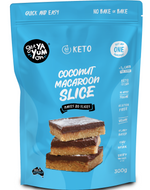 Load image into Gallery viewer, COCONUT MACAROON SLICE 300g  - NO BAKE OR BAKE (5 X Mug Mix VALUE PACK!)
