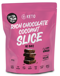 Rich Chocolate Coconut Slice 60g (5 x Single PACKS)
