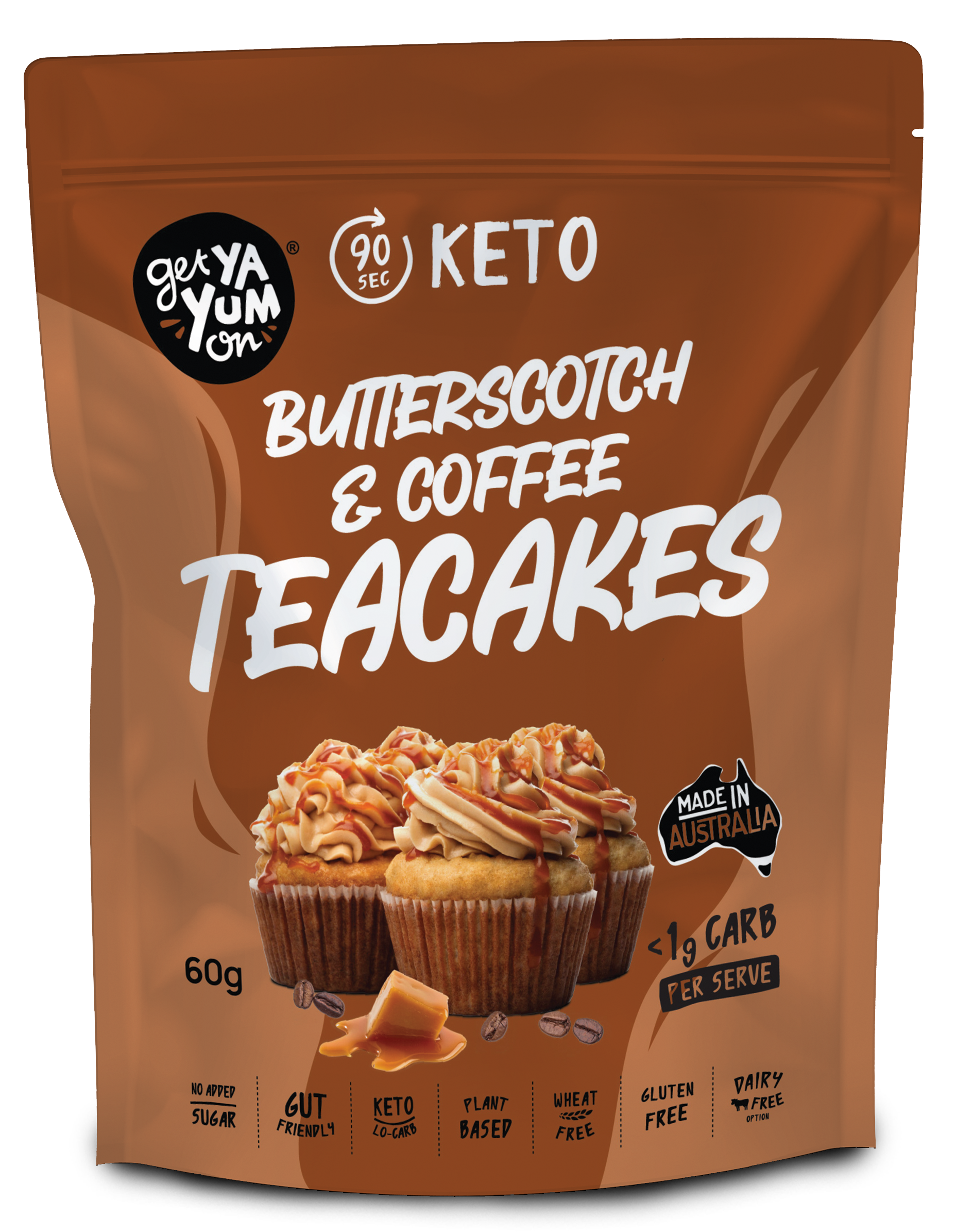 Butterscotch & Coffee Teacakes 60g