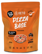 Load image into Gallery viewer, Pizza Base - Herb &amp; Garlic 60g (5 x Single PACKS)
