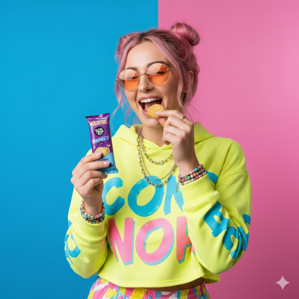 SAMPLE BUNDLE - 2 PACK SINGLE SERVE COOKIES 40g x 4