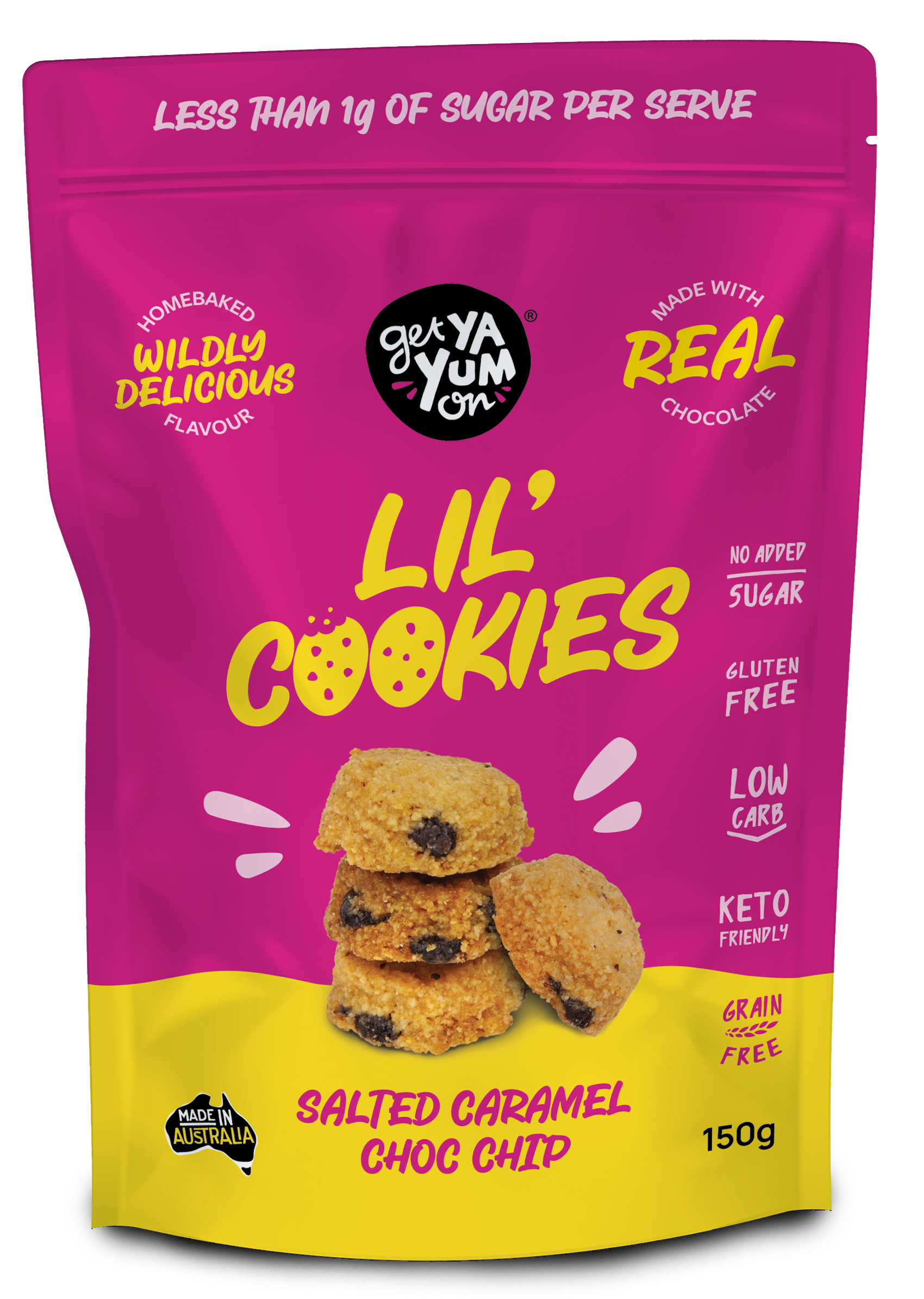 Lil' Cookies Salted Caramel Choc Chip SHAREPACK 150g