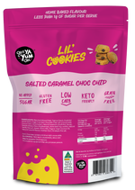 Load image into Gallery viewer, Lil&#39; Cookies Salted Caramel Choc Chip SHAREPACK 150g
