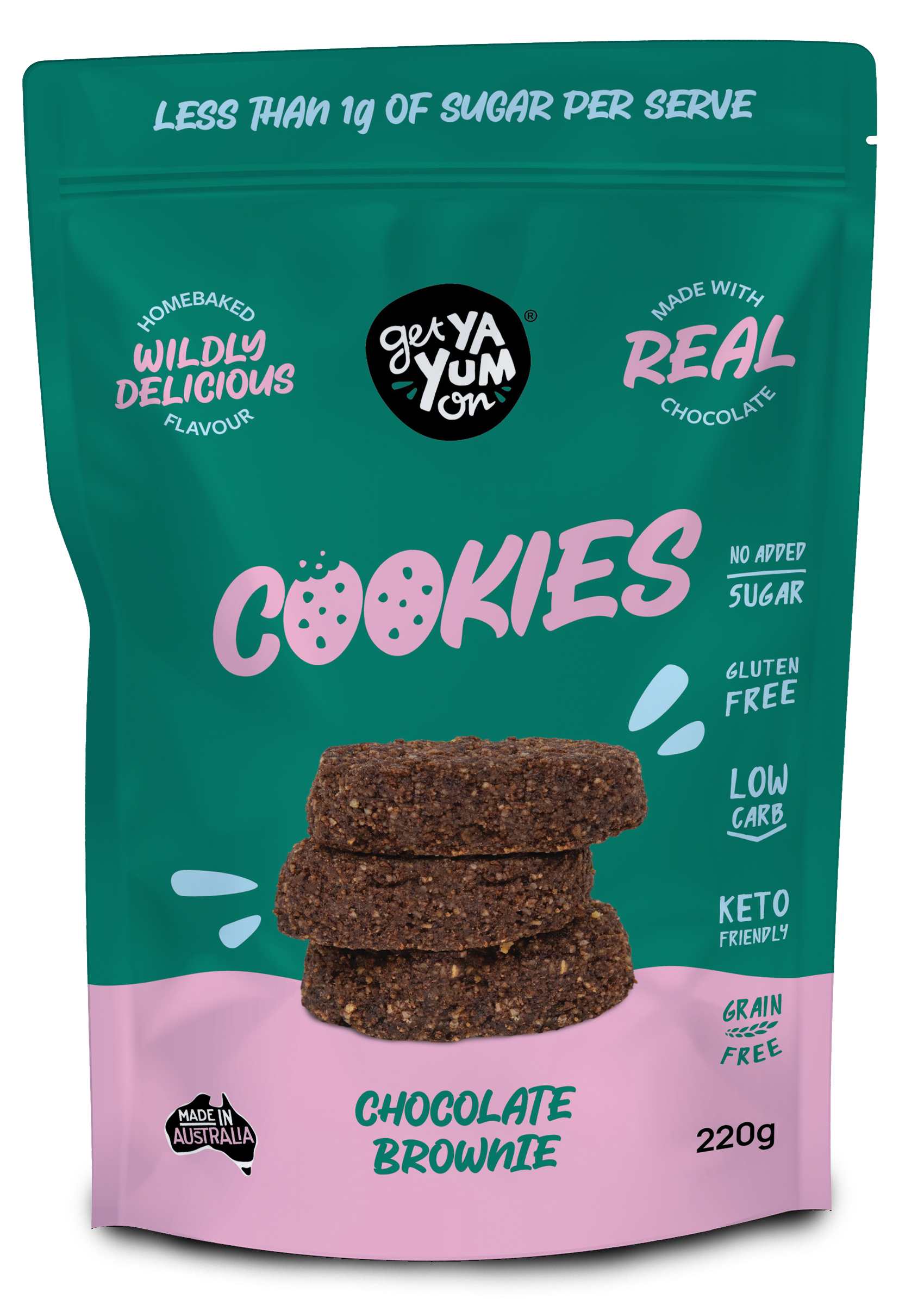 BIGGER Cookies Chocolate Brownie (NEW Sharepack Size!) 220g