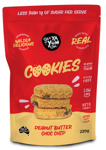 BIGGER Cookies Peanut Butter Choc Chip (NEW Sharepack Size!) 220g