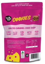 Load image into Gallery viewer, BIGGER Cookies Salted Caramel Choc Chip (NEW! Sharepack Size) 220g
