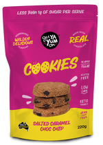 Load image into Gallery viewer, BIGGER Cookies Salted Caramel Choc Chip (NEW! Sharepack Size) 220g
