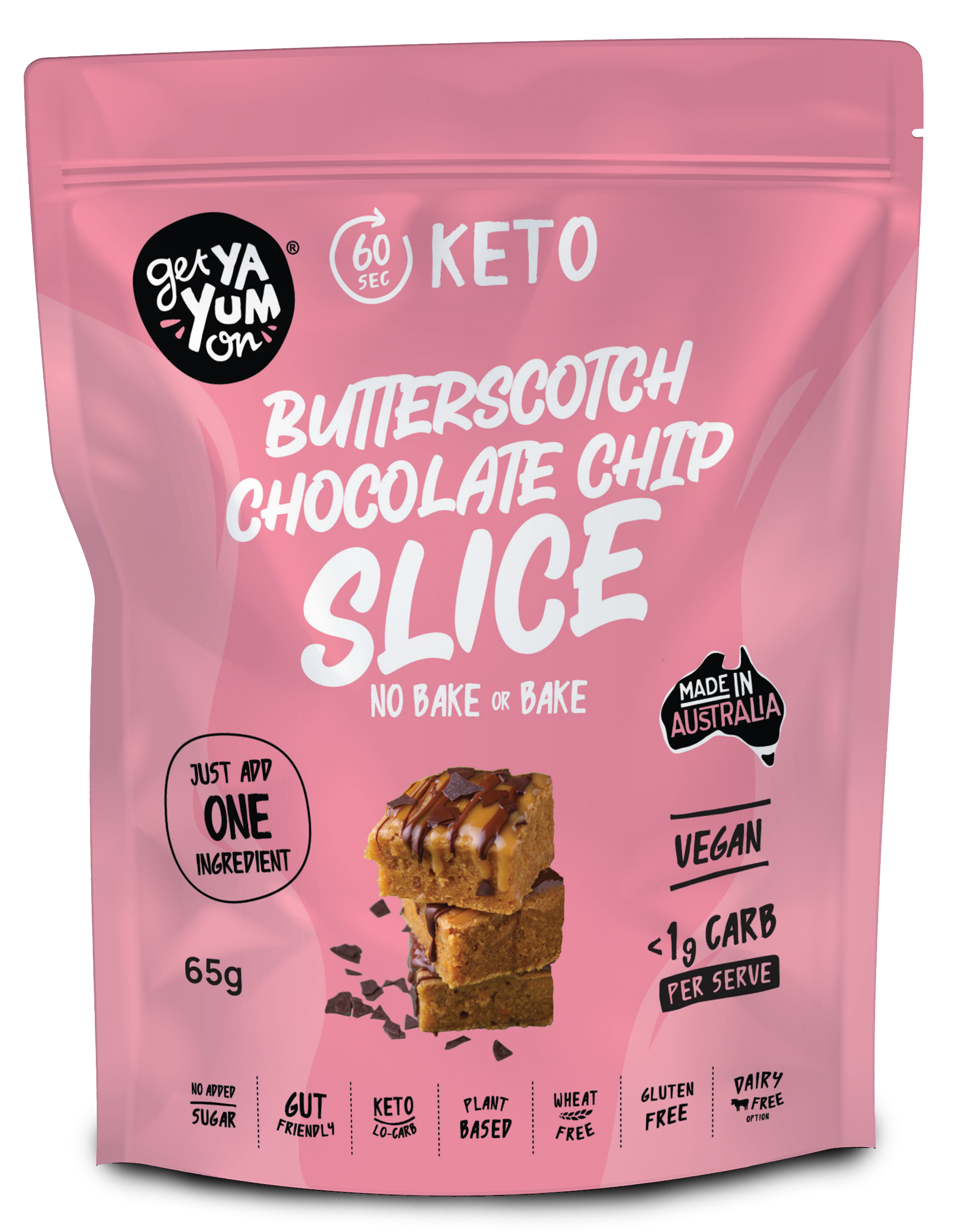 Butterscotch Chocolate Chip Slice 65g