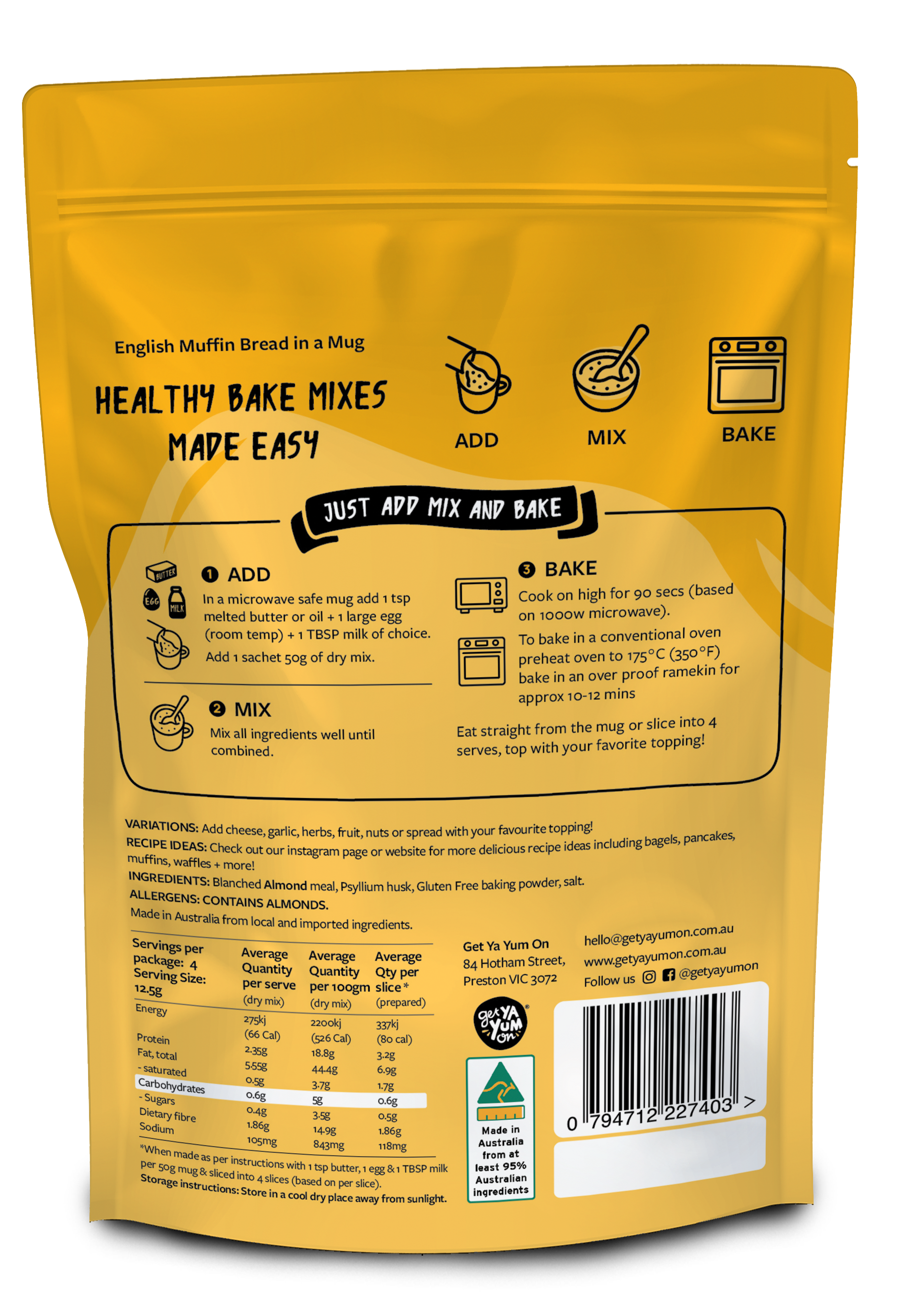 English Muffin 50g