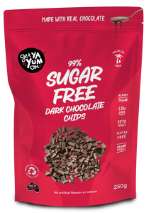 99% Sugar Free Dark Chocolate Chips 250g