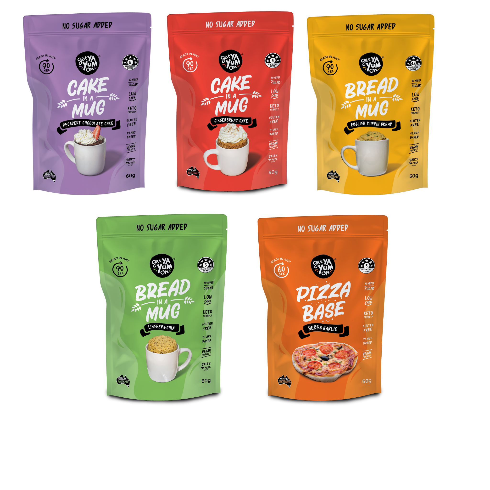 Savoury Sampler Bundle 280g (5 PACK)