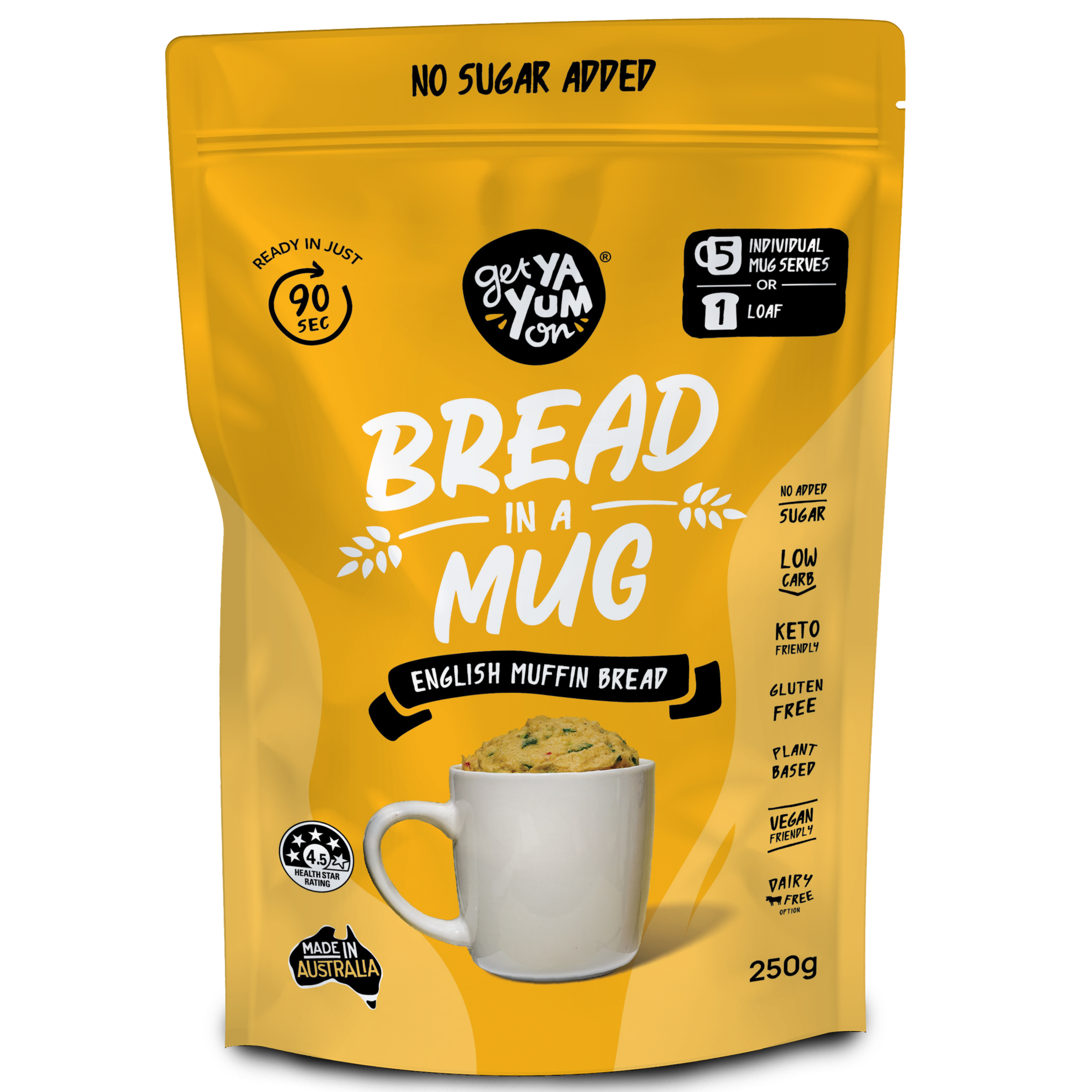 ENGLISH MUFFIN 250gm (5 X Mug Mix VALUE PACK (with scoop!)