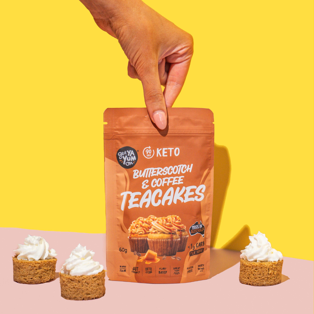 BUTTERSCOTCH & COFFEE TEACAKES 300gm (5 X Mug Mix VALUE PACK)