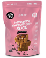 Load image into Gallery viewer, BUTTERSCOTCH CHOCOLATE CHIP SLICE 325g  - NO BAKE OR BAKE (5 X Mug Mix VALUE PACK!)
