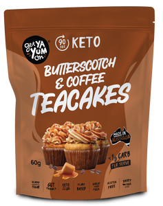 Butterscotch & Coffee Teacakes  60g (5 PACK)