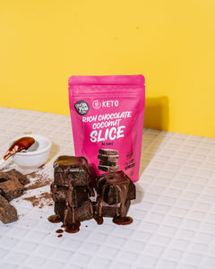 Rich Chocolate Coconut Slice 60g